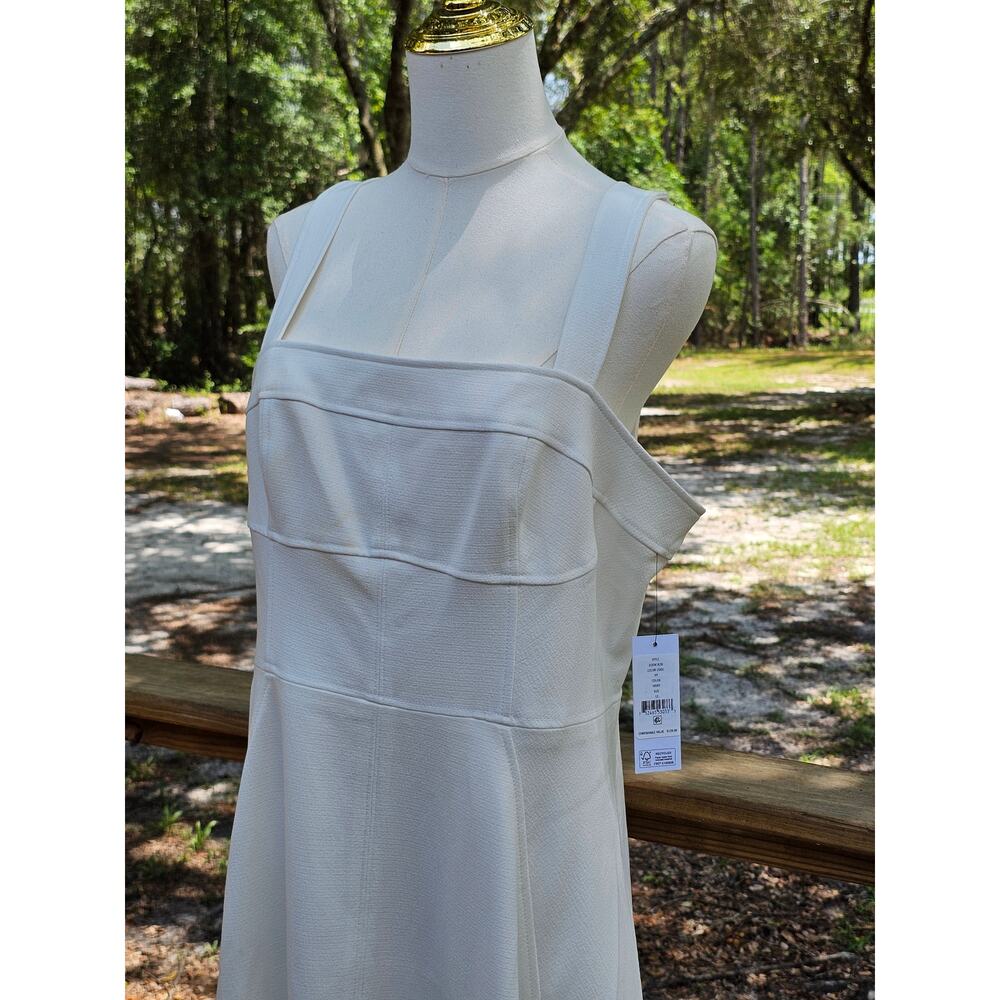 NWT DKNY Ivory Square Bridal Coquette Old Money Midi 12 - Picture 4 of 8